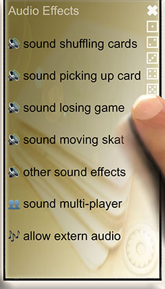 audio effects of Skat app SkatGenie